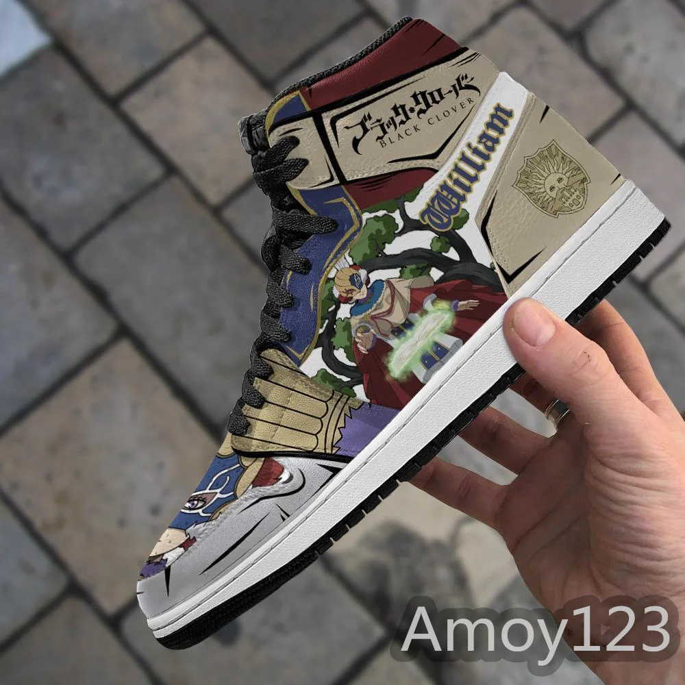 

2021 Summer Popular Style Golden Dawn William Vangeance Sneakers Black Clover Anime Shoes