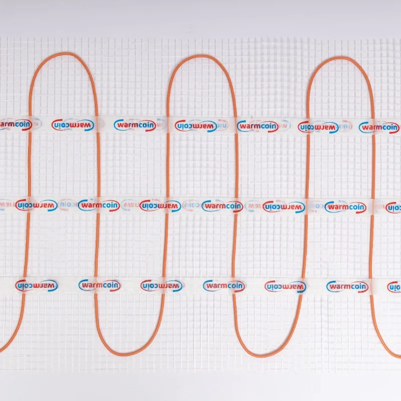 Теплый пол электрический WarmCoin ЭКО кабельный теплый нагревательный мат в стяжку
