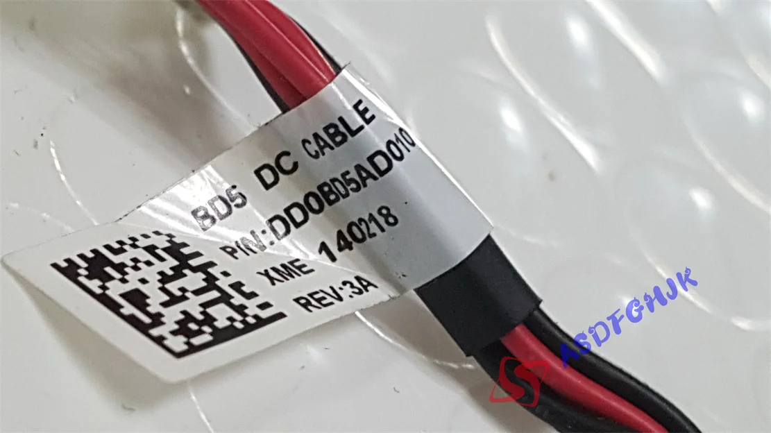 Оригинальный разъем питания постоянного тока с кабелем для TOSHIBA C75D-A7265NR DD0BD5AD000