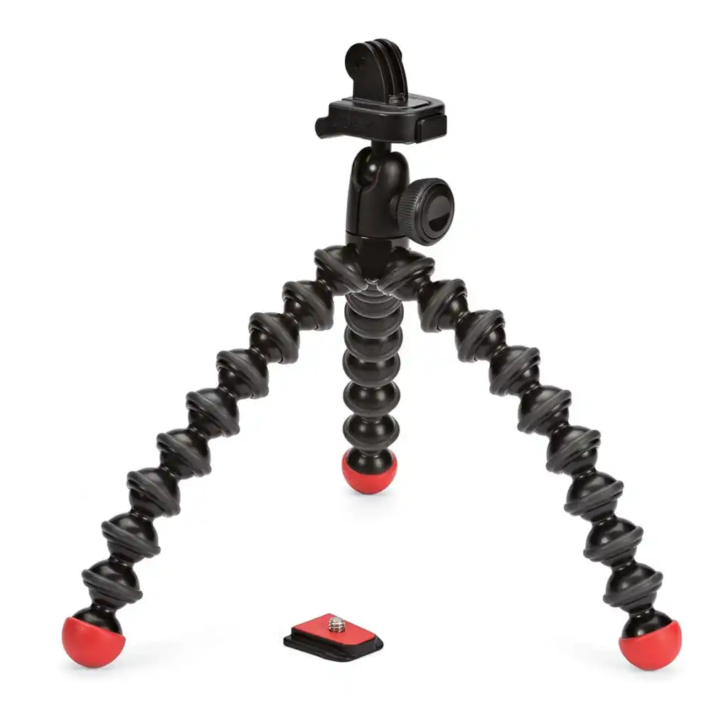 GorillaPod для фото и GoPro камер Action Tripod with Mount for (черный/красный)|Штативы| |