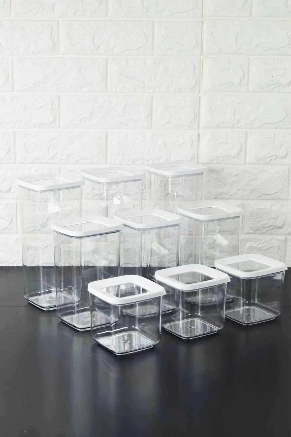 9 pcs high quality storage box food storage set organizer for kitchen and pantry  FREE SHİPPİNG