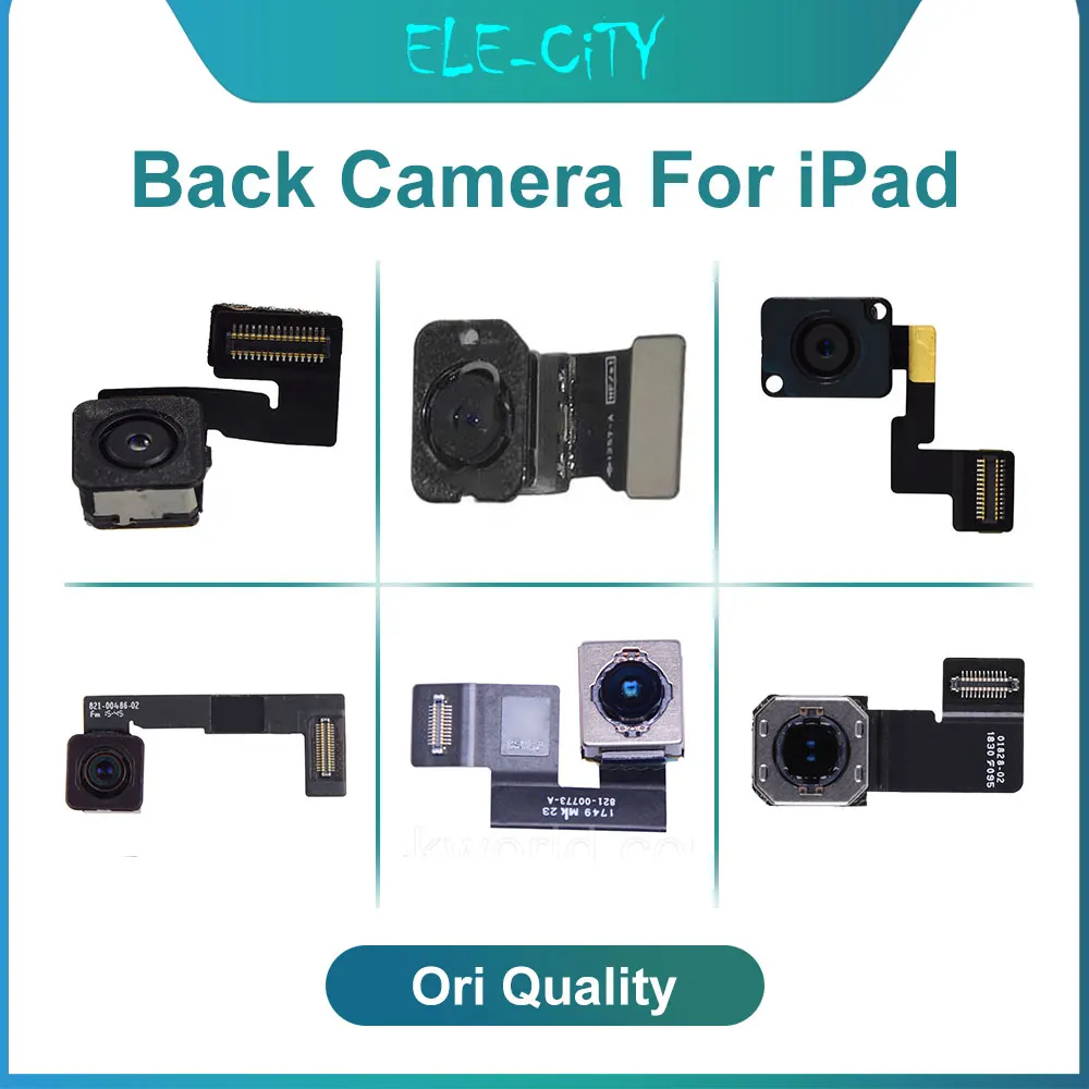

Запасная камера для iPad 12,9 Pro 11 Pro 9,7 дюйма 2016 Mini1 2 3 iPad Air 3 4, задняя камера с модульным датчиком, гибкий кабель