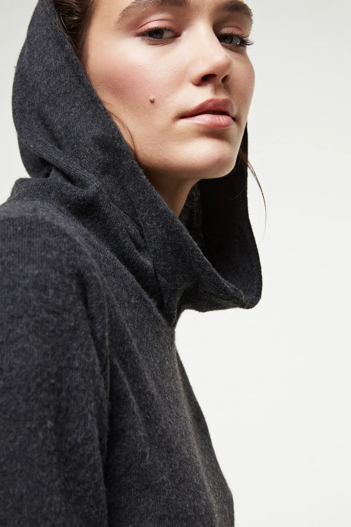 

Muslim Fashion Fleece Textured Sweater Dress