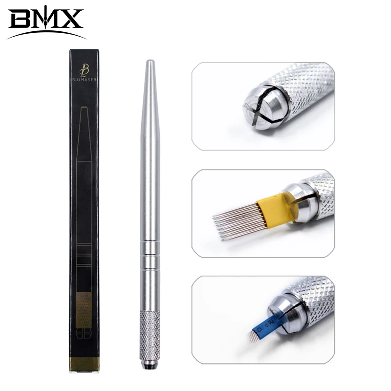 

Professional Aluminium Alloy Microblading Pen hand tool Tattoo Machine For Permanent Makeup Eyebrow Tattoo Manual Pen