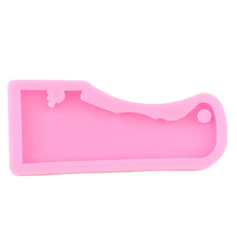 Блестящие силиконовые формы из делавера карта Соединенных Штатов брелок