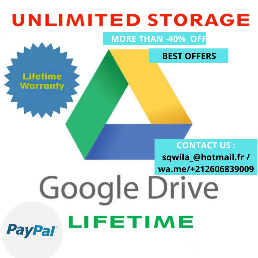

{Google Drive Unlimited Storage -Read Description-}