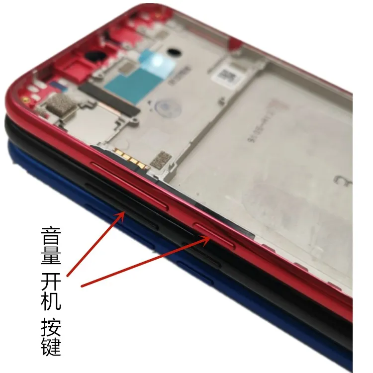 Высококачественный передний корпус ЖК-дисплей средняя рамка для Xiaomi Redmi Note 7 Note7