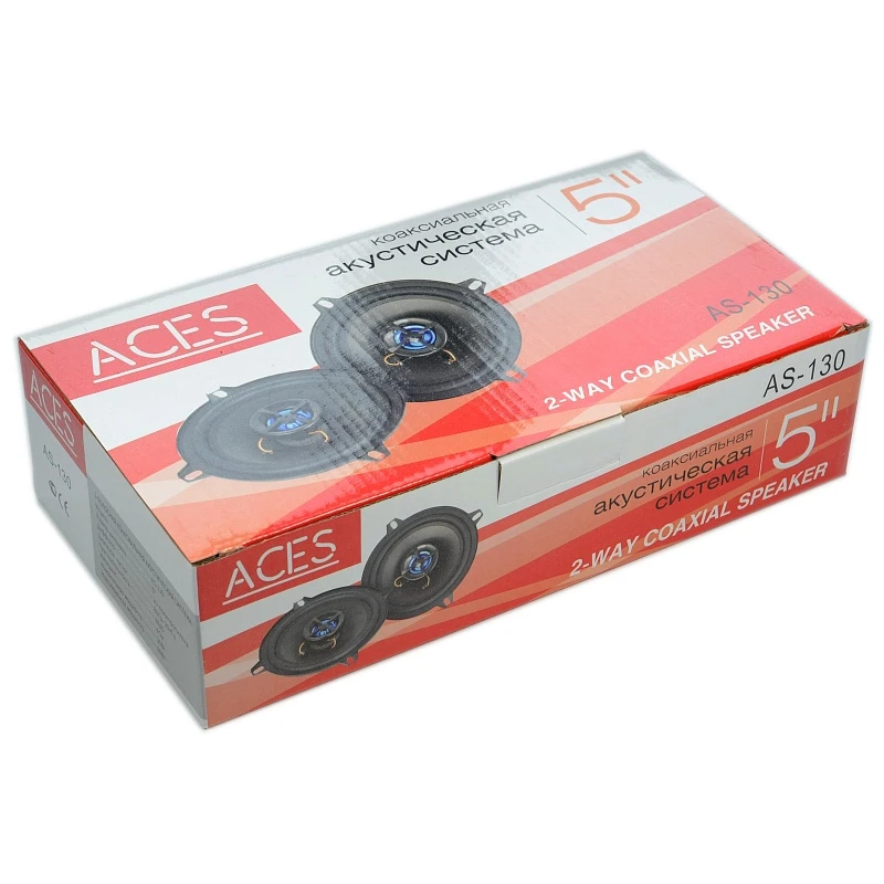 Колонки ACES AS-130 13 СМ КОАКСИАЛЬНЫЕ ДВУХПОЛОСНЫЕ ДИНАМИКИ 2 шт. |