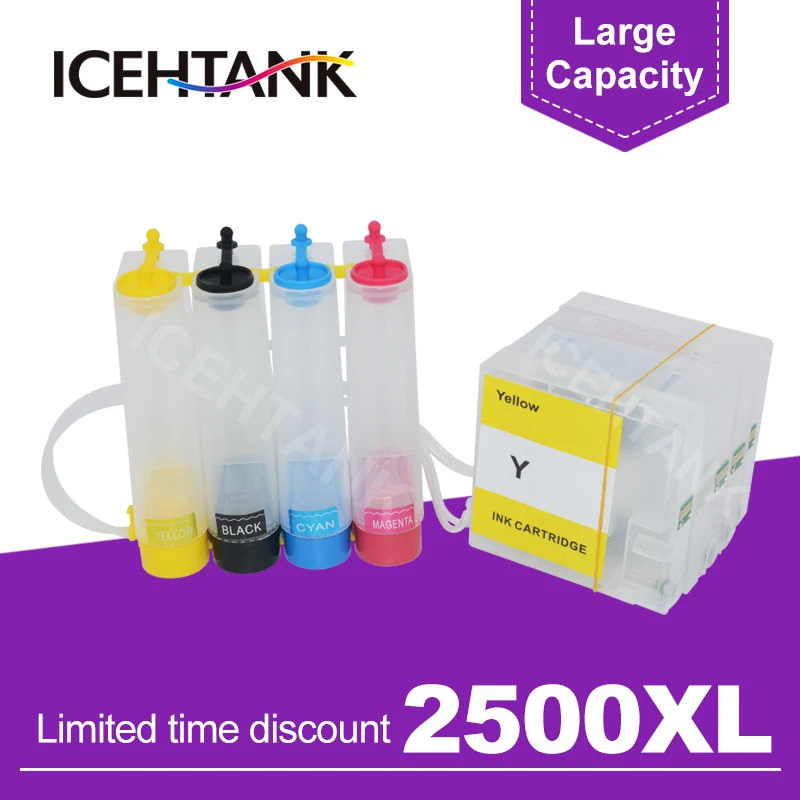 

ICEHTANK PGI 2500 Continuous Ink Tank For Canon MAXIFY IB4050 Ib4150 MB5050 MB5150 MB5350 MB5450 Printer