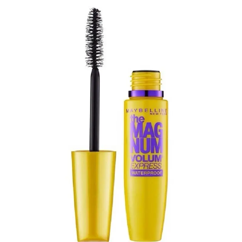 MAYBELLINE Водостойкая тушь для ресниц Magnum Volume Express объем и подкручивание |