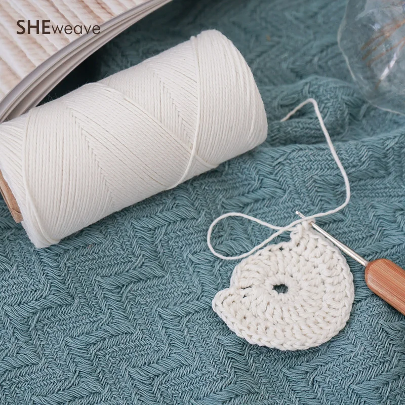 Ткацкий гобелен хлопковый деформационный рулон для плетения вязания крючком