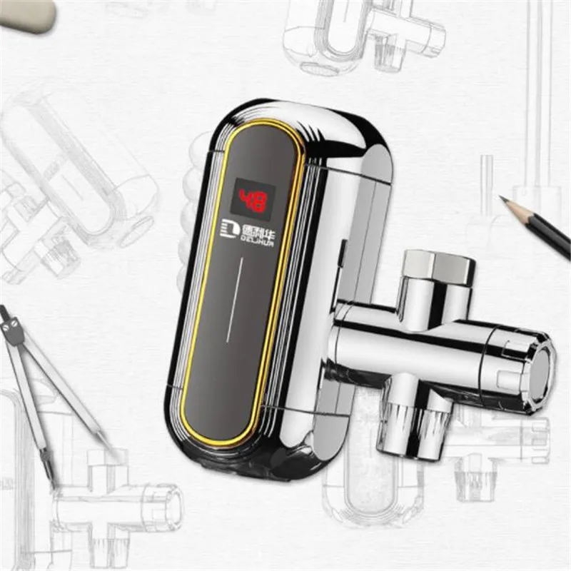 Электрический водонагреватель 3000 Вт смеситель без резервуара для кухни