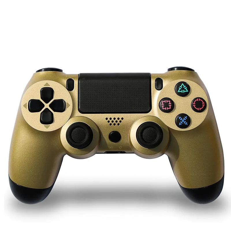 Gold Управление для консоли Ps4 Dualshock 4 Bluetooth беспроводной контроллер Ps4 Геймпад Джойстик игровой коврик Joypad для playstation 4 PS3 PC - Цвет: Gold
