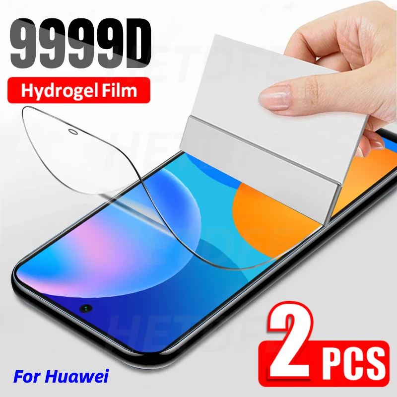 

Гидрогелевая пленка для защиты экрана Huawei P40 Pro Lite E, защитная пленка для Huawei P Smart S Z, 2 шт.