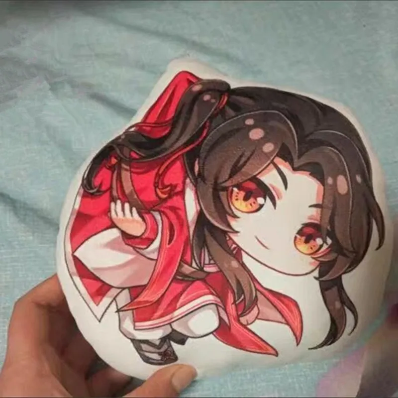 Тянь Гуань Ци Фу Ксиэ Лянь Хуа Чэн Cartoon Plush Keychain Heaven Officials Blessing Cute Bag Pendant Decoration Toys Key Rings.