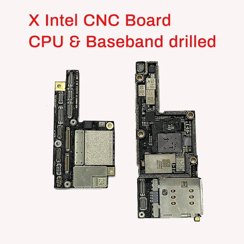 Материнская плата с блокировкой ICloud для iPhone X intel Qualcomm ID/ CNC отверстием