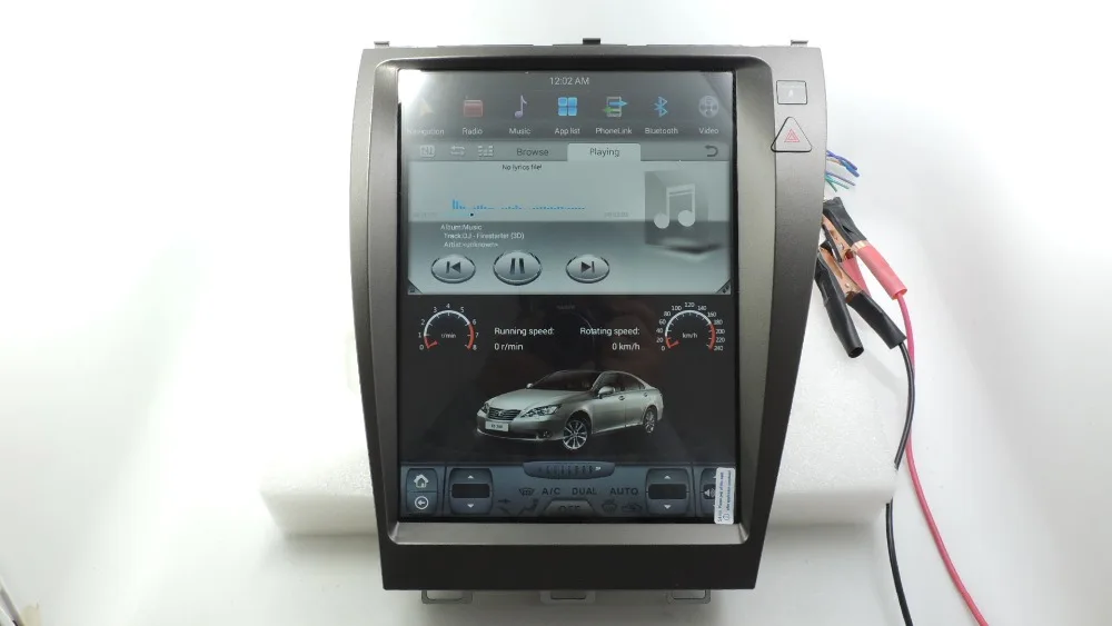 "YOKOTRON" 10," Telsa стиль сенсорный Android 6,0 Автомагнитола RDS для Lexus ES300 ES350 2010-2013+ gps LHD ТОЛЬКО