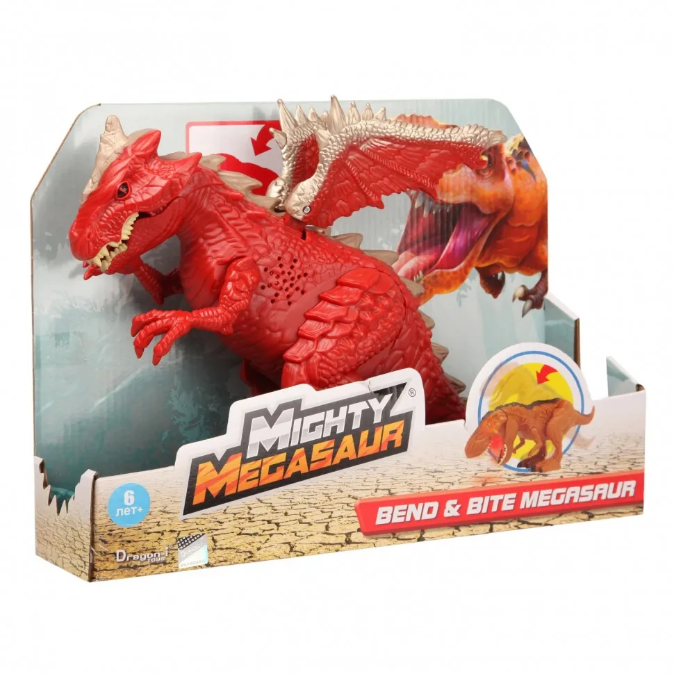 Дракон Mighty Megasaur Нажми и кусай 80087|Игровые фигурки трансформеры| |