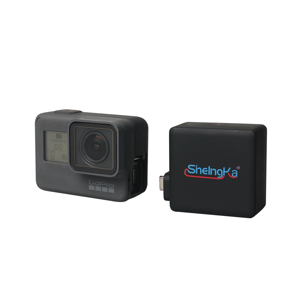 Waterproof Case With 2300mAh Battery for GoPro Hero 2018 Black 5 / 6 Housing Diving Shell 45 Meter | Электроника