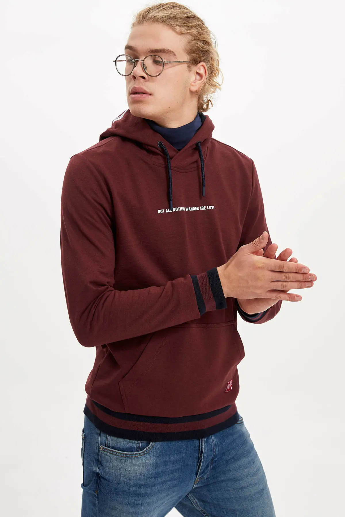 Фактические толстовки с капюшоном модные мужские буквенным принтом