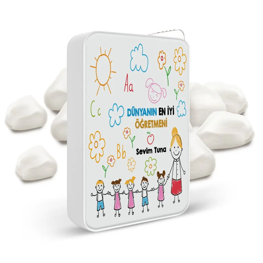 

Personalized White Metal Lighter (Teachers Day Temalı-26)