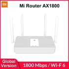 Глобальная версия Xiaomi Mi роутер AX1800 Wi-Fi 6 5-основной чип 256MB RAM 2,4G5G 1800 Мбитс двойной частота ячеистой сети AX5 4 антенны