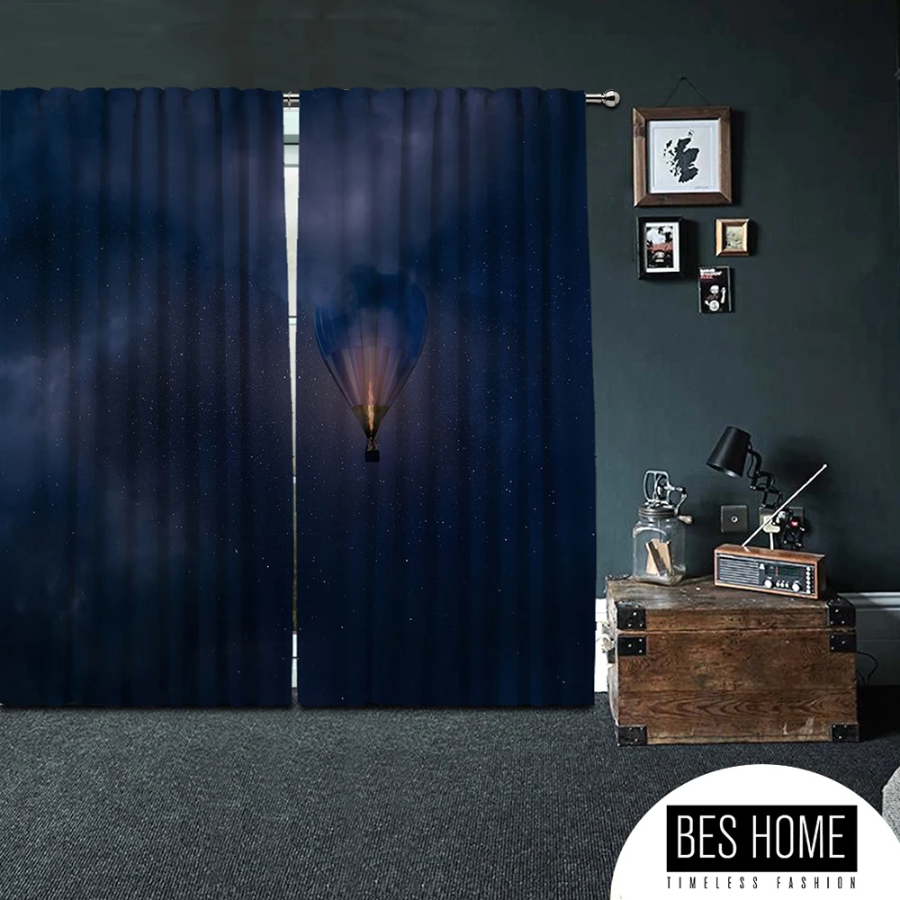 

Bon mot,Ballon and Travel 2, оконная занавеска 2 панели, затемнение, затемнение комнаты, Индивидуальный размер, сделанный на заказ