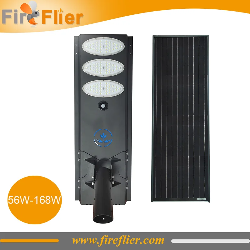 Уличный светодиодный светильник Все в одном на солнечной батарее 2 шт./лот 50 Вт 100