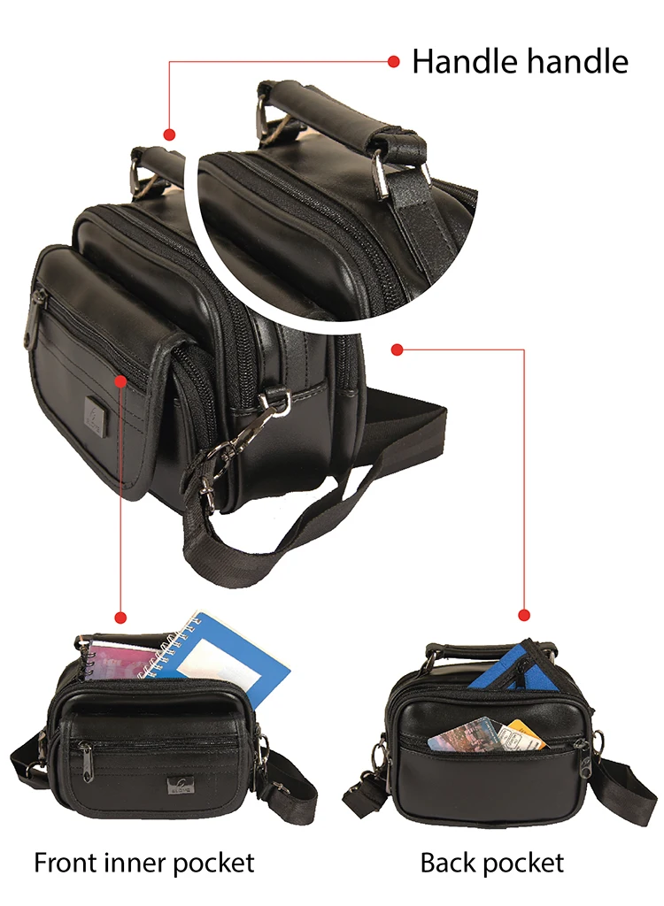 New Men Shoulder Bag Multi-function shoulder strap large-capacity hand Bag multi-lake section Crossbody bag