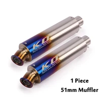 38 51mm stainless steel exhaust pipe baffles muffler tips removable db killer silencer slip on modified system motorcycle atv