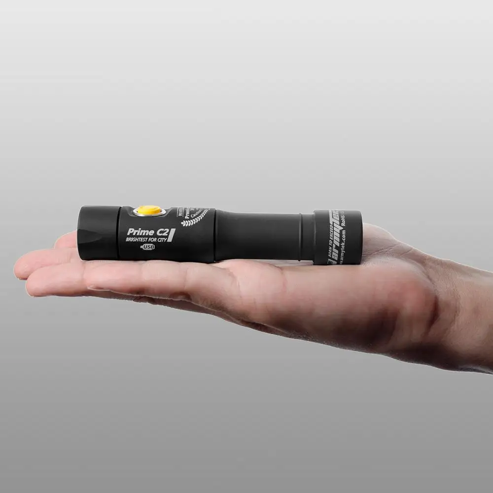 Светодиодный Фонарь Armytek Prime C2 XP L 1250 LED Lumens + Магнитная зарядка 18650 Li Ion аккумулятор