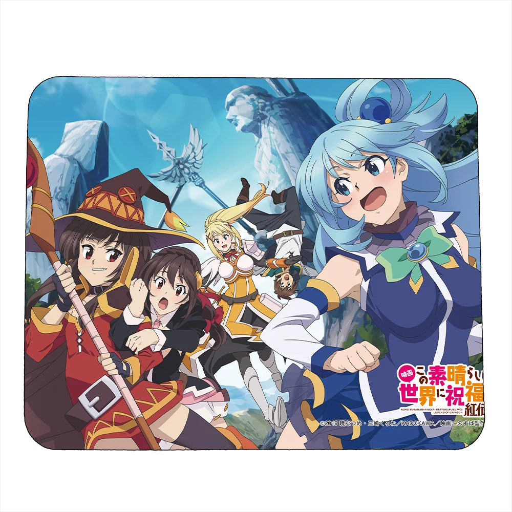 Коврик для мыши аниме KonoSuba Коносуба Прекрасный Мир Мигумин Мегумин Аква Богиня