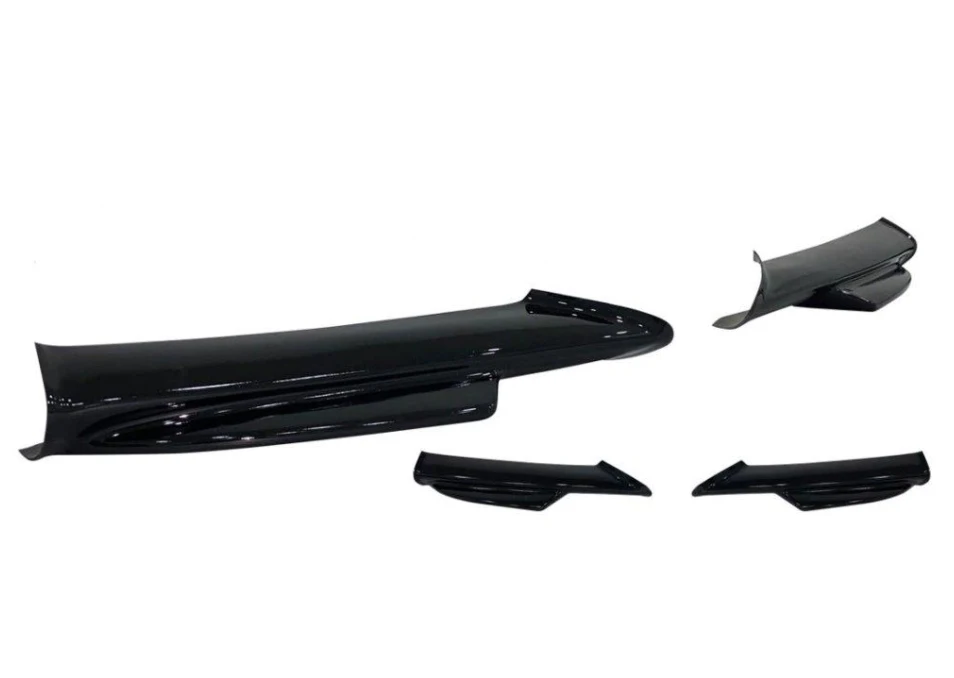 Сплиттер для переднего бампера BMW E90 M Tec 3 Series2009 2010 2011 2012 LCI угловой глянцевый