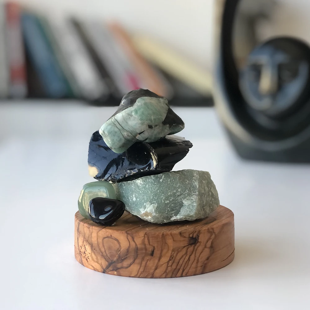

Handmade Natural Stone Art, Relaxing, Happiness, Serenity
