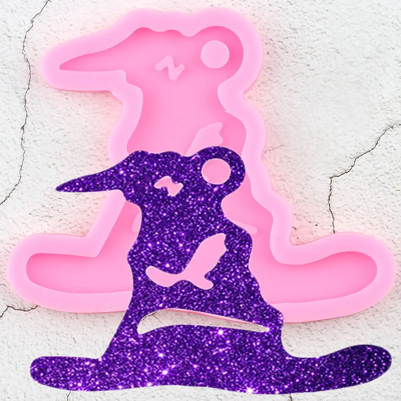 Суперглянцевая Волшебная Шляпа ведьмы брелок силиконовая форма формы для