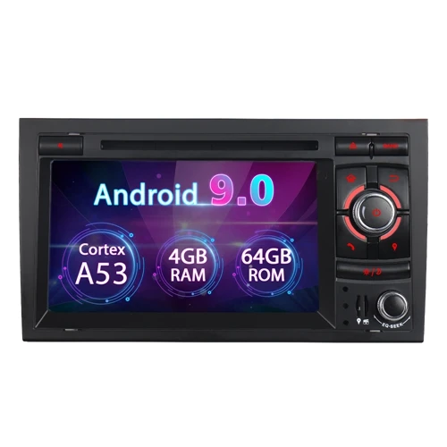 4G RAM 64G ROM A-sure 7 дюймов 2 Din 8 ядерный Android 9,0 радио gps dvd-плеер навигация для Audi A4(2002-2007) S4 RS4 8E 8F B9 B7 SEAT EXEO RNS - Цвет: 4G RAM 64G ROM