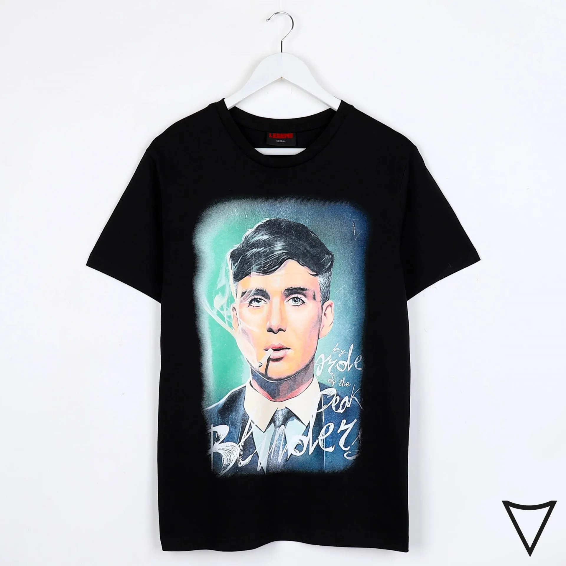 

Черная футболка унисекс с принтом Peaky Blinders