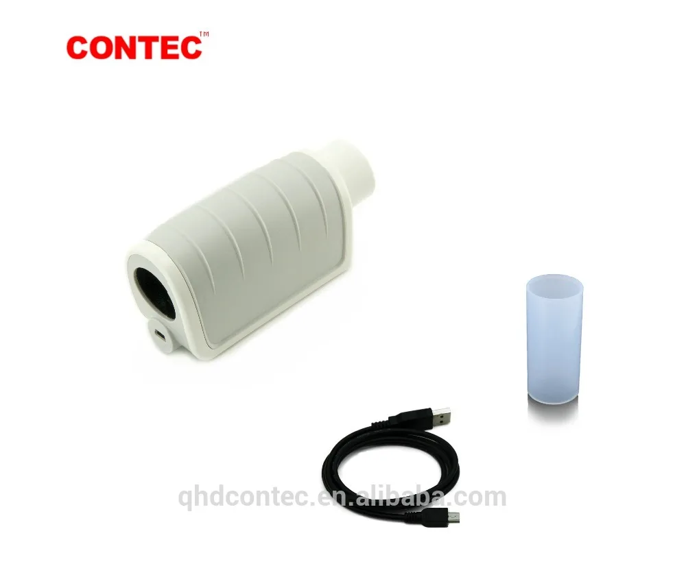 SPM-A Digital Handed Spirometer FVC VC MVV Pulmonary Function Lung Breathing Mouthpiece Condition Check PC Software | Красота и