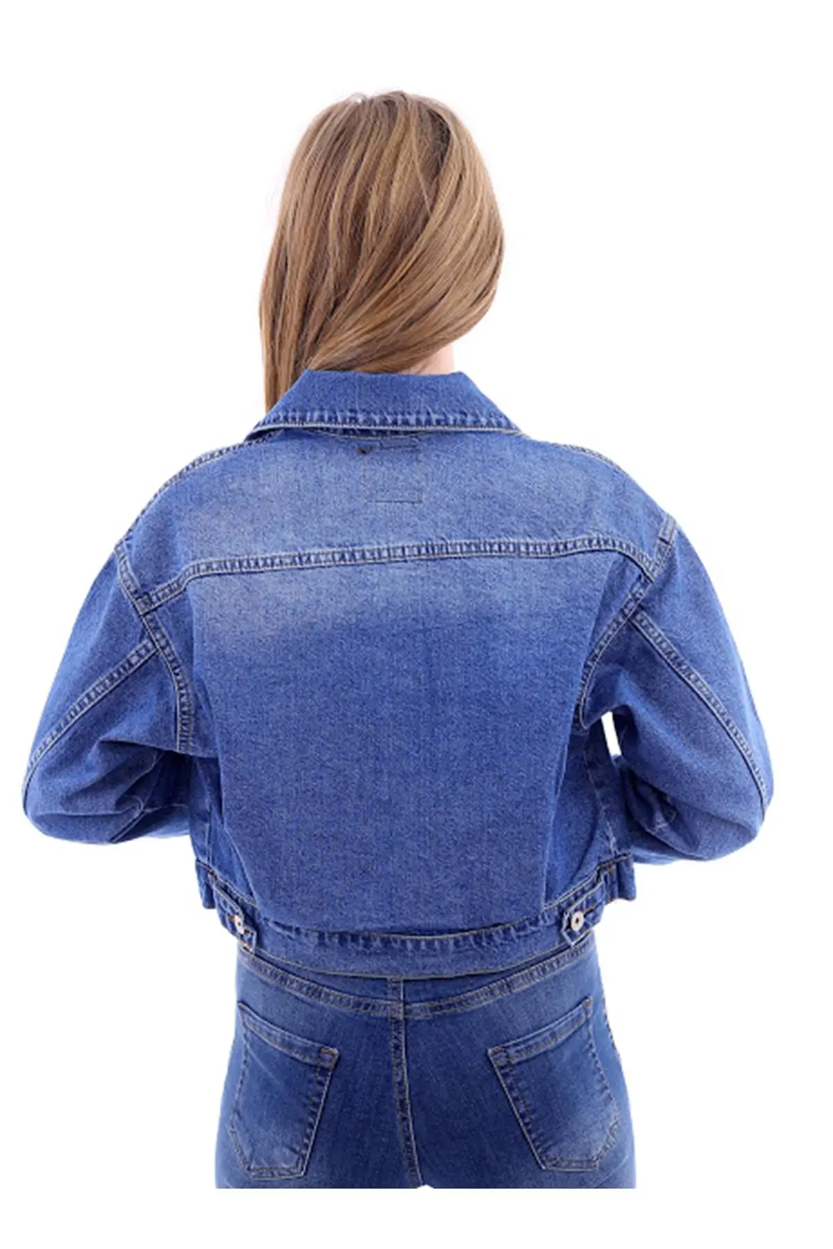 

Boyfriend Denim Jacket + Jeans Pants The boiler new season two-piece women casual sports clothing