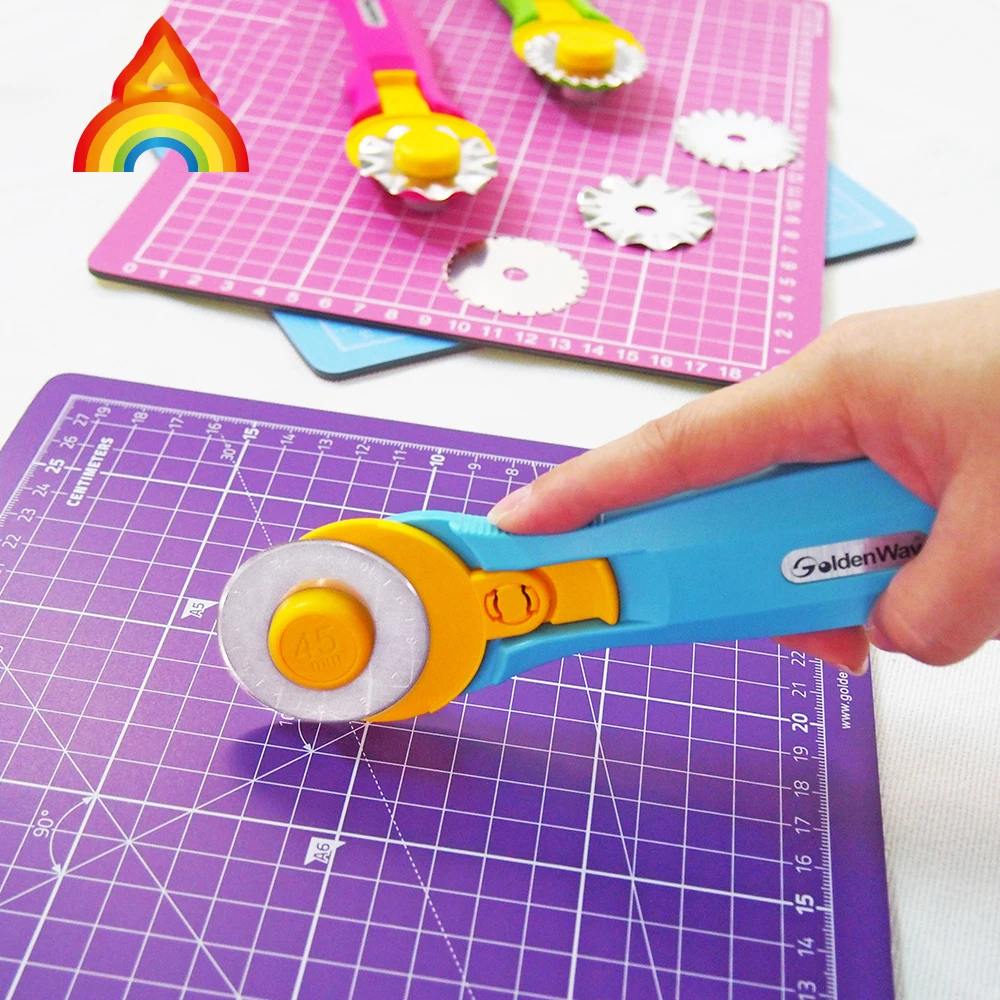 A2 / A3 A4 Коврик для резки разлиновка в сантиметрах и градусах GoldenWay|Матрицы высечки|