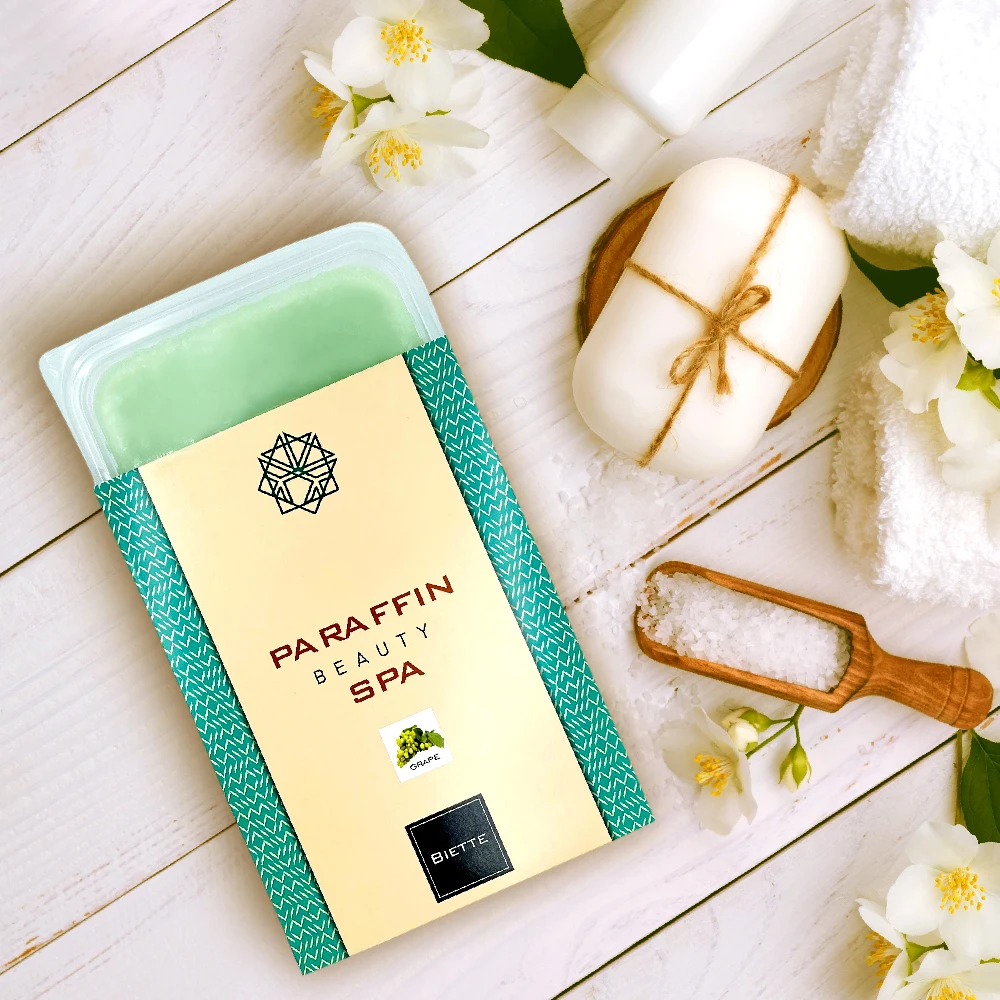 BIETTE Парафин для рук и ног Виноград 500 мл / Уход за кожей против трещин сухости.