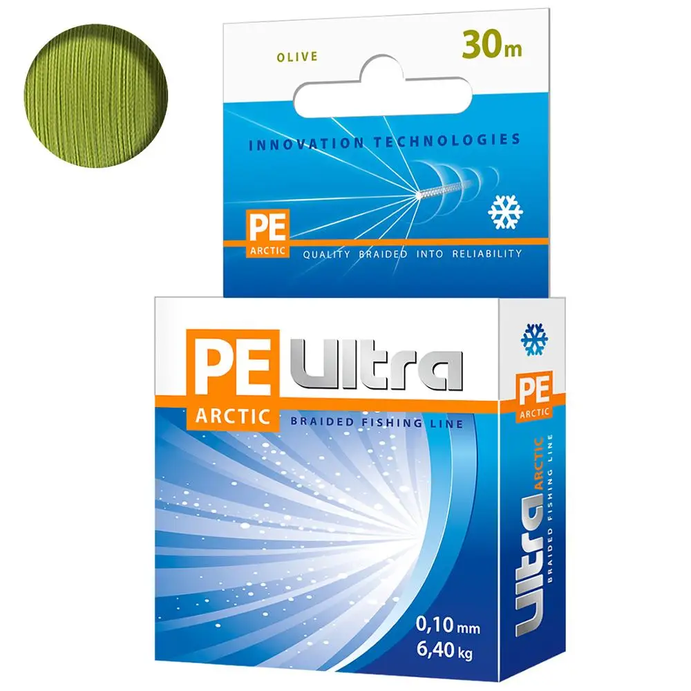 Плетеная леска AQUA PE ULTRA ARCTIC зимняя (30 метров) диаметры от 0 04 до 25mm | Спорт и