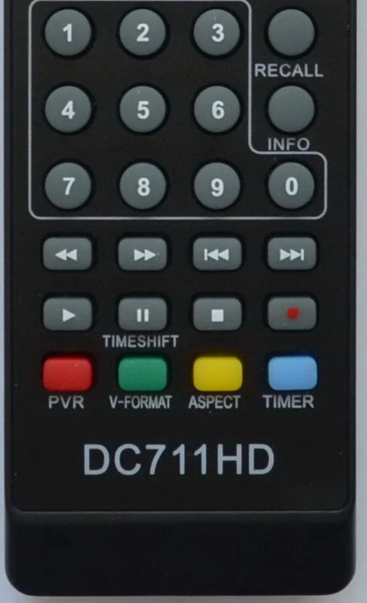 пульт DC711HD для DVB-T2 приёмника D-Color DC902HD Selenga HD850T2 TVjet RE820HDT2 | Электроника