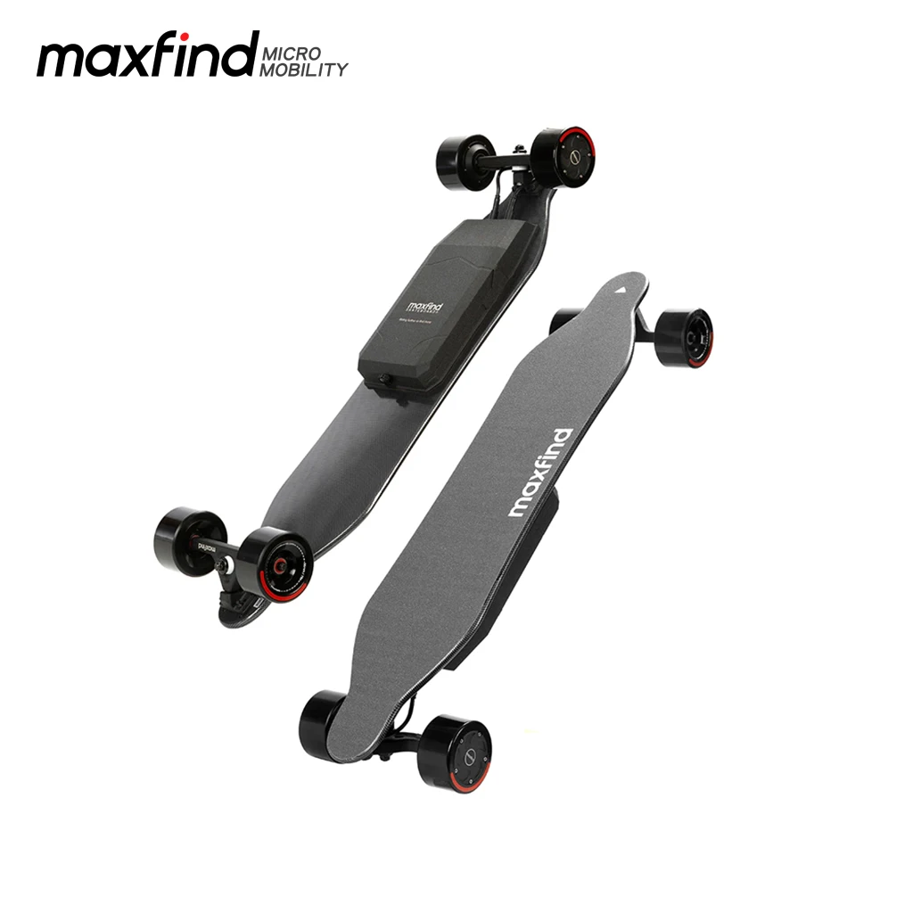 

Electric Skateboard Longboard Dual Hub Motor Lithium Battery Maxfind Max4 Pro with Wireless Remote Control
