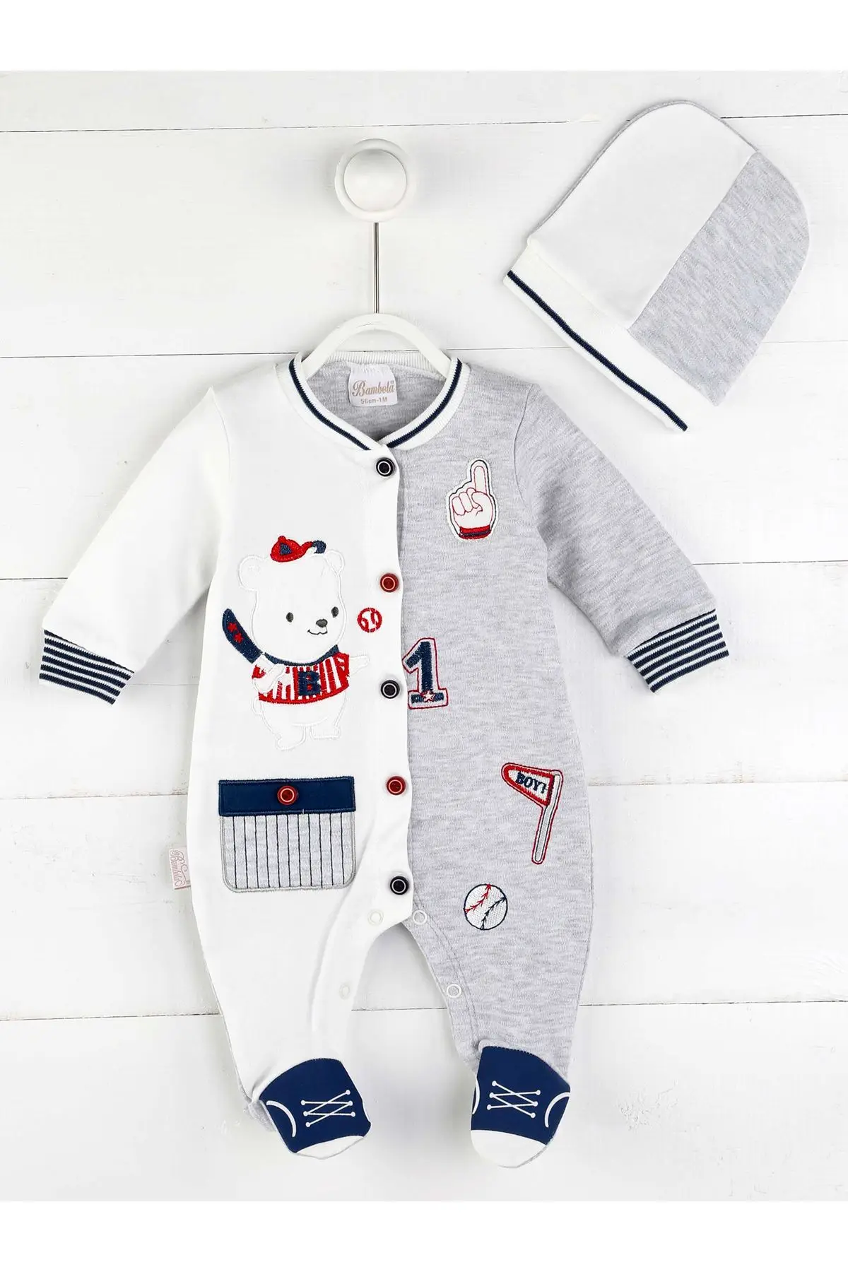 Белый комбинезон для новорожденных| |