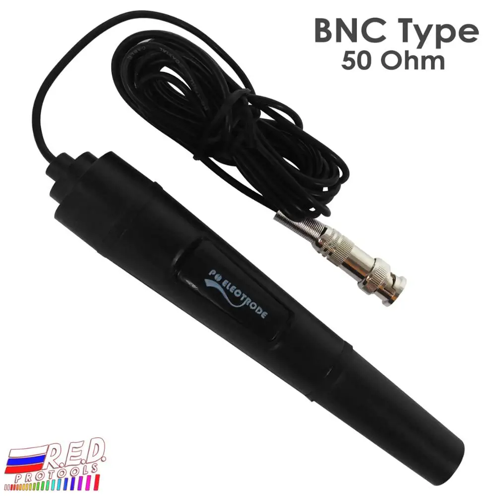 

Handheld Heavy Duty pH Electrode Probe BNC 0.00 to 14.00pH Range + 300cm Cable + 2 Calibration Buffer Solution