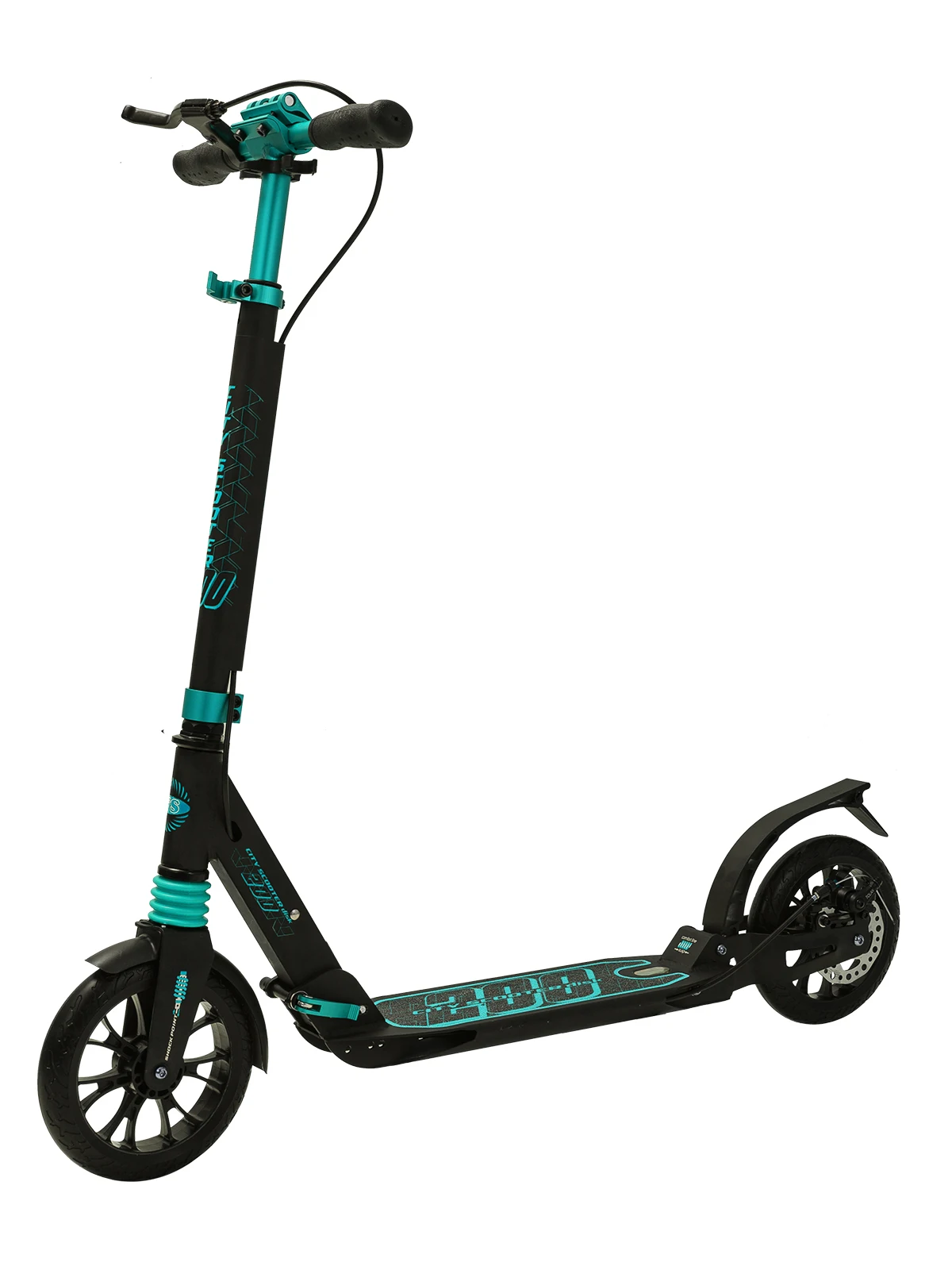 Scooter city sportsbaby scooter disk ms-108black-turquoise | Kick Scooters Foot