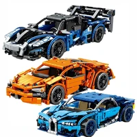 moc super racing car mclarened senna gtr model bricks compatible with 42123 classic vehicle building blocks toys for kids gifts