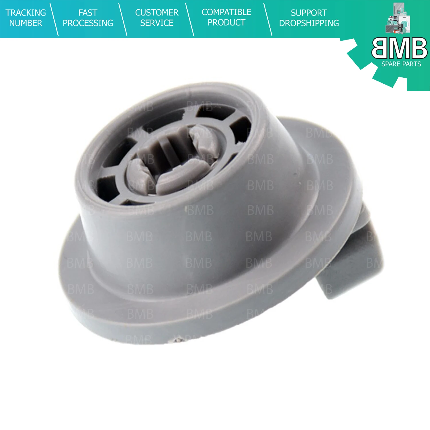 Нижнее колесо для посудомоечной машины Bosch Siemens Profilo 00611475 611475 с роликами 1 упаковка