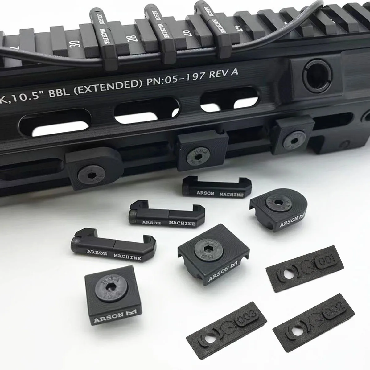 Arson M-LOK Keymod направляющая крышка провода система управления кабелями 3 шт./компл.